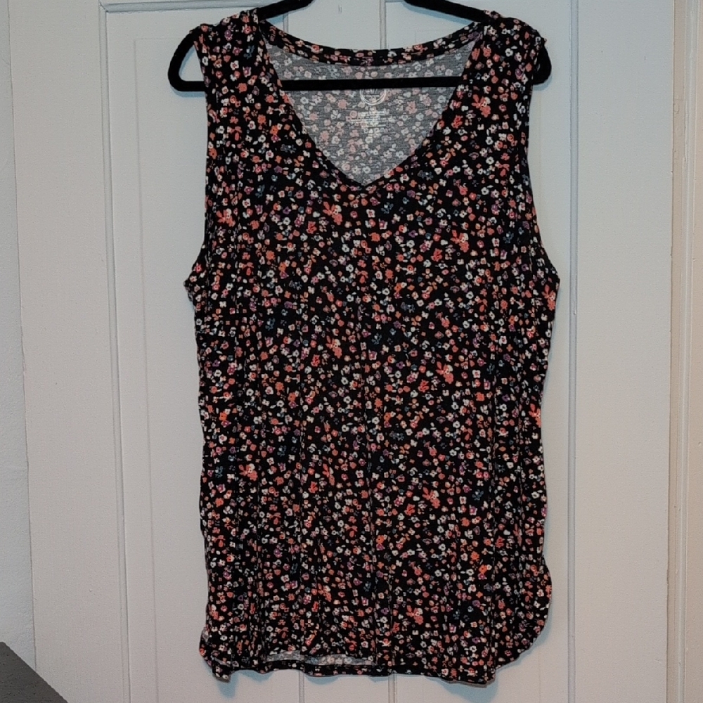 Maurices Multicolor Floral Tank Top